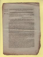 Enregistrement Et Domaines - Instruction N°259 - 30 Brumaire An 13 - Echanges De Bois Nationaux - Historical Documents