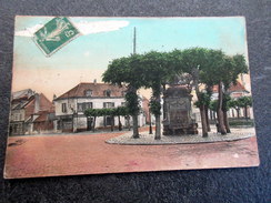 CPA Colorisée - ARNOUVILLE Les GONESSE (95) - Place De La Fontaine - 1914 - Arnouville Les Gonesses