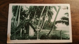 Tahiti - Case Indigène - Native Hut - Polynésie Française