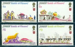 1970 Battle Of Flowers Festival,Lobster,Ostrich,mouse,mushroom,Jersey,30,MNH - Struisvogels