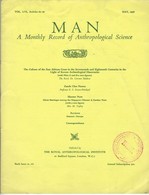 Revue MAN (A Monthly Record Of Anthropological Science) - Vol LVI - Articles 61-76 - May 1956 - Sociologie / Antropologie