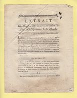 Prefet De La Manche - 28 Brumaire An 9 - Reedition Definitive Des Ex Agents Municipaux Et Percepteurs - Historical Documents