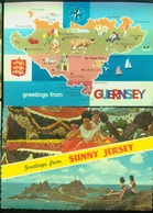 Jersey Guernesey Lot Liquidation 2 Cartes Années  70 - Sonstige & Ohne Zuordnung