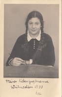 EVA Mit ZÖPFEN 1933, Fotokarte - Prénoms