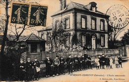 14 Saint Benoît D’Ebertot L’école Communale Enfants - Pont-l'Evèque