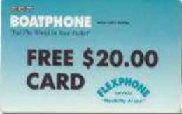 CARAIB : CAR50A $00 BOATPHONE FREE $20.00 CARD (coded $00) MINT SAMPLE CARD - Jungferninseln (Virgin I.)