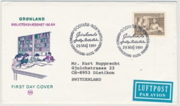 Grönland - Brief Gelaufen In Die Schweiz - Cartas & Documentos
