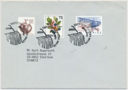 Schweden - Brief Gelaufen In Die Schweiz - Storia Postale