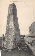 Erdeven        56        L'un Des Géants De Kerzerho. Menhir     (Voir Scan) - Erdeven