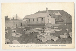 3 - Eglise Provisoire En Bois De La Nouvelle Paroisse En L' Honneur De N.D. De Lourdes, à Quaregnon - Quaregnon