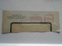 D170646  Hungary Cover Cut - EMA METER  Cancel 1947 - Hungaria Vegyi Ls Kohóművek -  Chemical And Blast Furnaces - Machine Labels [ATM]