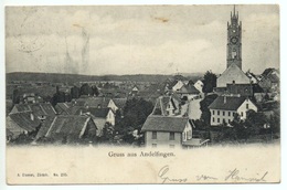 Gruss Aus ANDELFINGEN Gel. Feldpost Um 1900 - Andelfingen