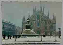 MILANO Sotto La Neve - Mailand Im Schnee - Milan Sous La Neige - Duomo, Dome, Dom -  Vg L4 - Milano (Mailand)