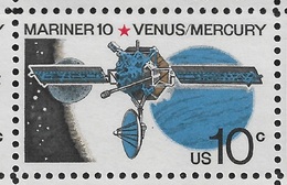 US 1975 Space, Mariner-10, Venus & Mercury, Scott # 1557, VF MNH** (US-16) - United States