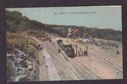 CPA Liban Lebanon Gare D'Aley Train Chemin De Fer écrite - Libano