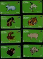 THAILAND  2005 PHONECARD ZODIAC SET OF 12 USED VF!! - Zodiac