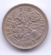 GREAT BRITAIN 1963: 6 Pence, KM 903 - H. 6 Pence