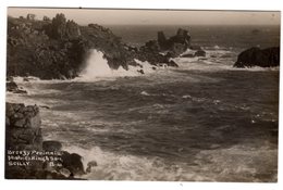 Post Card Photo Photography C.J. King St Mary Isles Of Scilly Breezy Peninnis B 41 - Scilly Isles