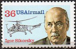 USA 1988 Air Mail. 36¢ Igor Sikorsky - 3b. 1961-... Nuovi