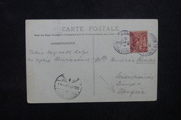 MONACO - Affranchissement De Monaco Sur Carte Postale En 1905 Pour La Hongrie - L 52030 - Lettres & Documents