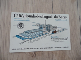 CPA Pu Publicité Illustrée Cie Régionale Des Engrais Du Berry Paris - Publicité