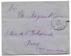 Togo Lettre Convoyeur Ambulant Ferroviaire Lomé Anécho 1929 - Brieven En Documenten