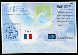 POLYNÉSIE FRANÇAISE  MARQUISES  International Reply Coupon / Coupon Réponse International - Enteros Postales