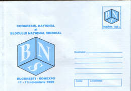 Romania-stationery Cover Unused 1999(138) -  O.I.T. - National Congress Of The National Block Of Trade Unions - ILO