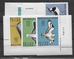 Pologne N°1347/1355 - Oiseaux - Neufs ** Sans Charnière - TB - Ungebraucht