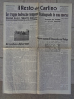 GIORNALE: IL RESTO DEL CARLINO (ULTIMA EDIZIONE) ANNO 58 - N.214 - BOLOGNA - MARTEDI' 8 SETTEMBRE 1942-XX - LEGGI - Guerra 1939-45