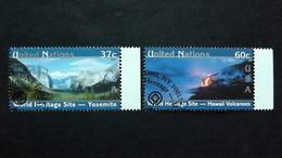 UNO-New York 932/3 Oo/ESST, UNESCO-Welterbe: Vereinigte Staaten Von Amerika - Used Stamps