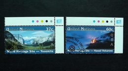 UNO-New York 932/3 Oo/ESST, UNESCO-Welterbe: Vereinigte Staaten Von Amerika - Used Stamps