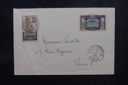 GABON - Affranchissement Plaisant De Port Gentil Sur Enveloppe Pour Paris En 1934 - L 52120 - Cartas & Documentos