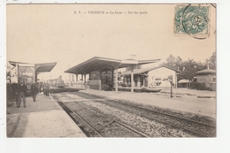 VIGNEUX - LA GARE - SUR LES QUAIS - 91 - Vigneux Sur Seine