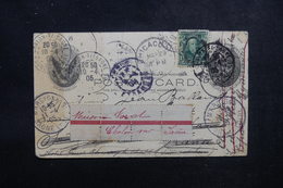 ETATS UNIS - Entier Postal + Complément De Chicago Pour La France En 1905 - L 52159 - 1901-20