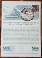 COLLECTION HISTORIQUE - YT Aérien N°51 - PREMIERE LIAISON POSTALE AERIENNE VILLACOUBLAY PAUILLAC - 1978 - 1970-1979