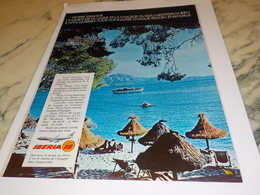 ANCIENNE PUBLICITE NOTRE ESPAGNE ET IBERIA 1971 - Advertisements