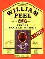 étiquette De Scotch Whisky Williaùm Peel - 100 Cl - Whisky