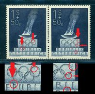 1948 London Olympics,Austria,854,MNH,Error/4:Dot Over"P"/other Extra Sports - Verano 1948: Londres