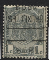 PREOS Roulette - BRUXELLES 1899 (position D) Sans Bandelette. Cat 209 Cote 400. - Roller Precancels 1894-99