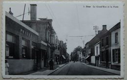 Dour - La Grand'Rue Et La Poste - Dour