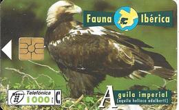 CARTE-PUCE-ESPAGNE-Solaic-05/96-AIGLE IMPERIAL-TBE- - Arenden & Roofvogels