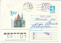 Mi U 35 Provisional Stationery Cover - 30 March 1992 Tallinn PTK - Estonia