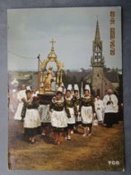 CP 29 Finistère  PLONEVEZ PORZAY PLOEVEN Vers Plomodiern - SAINTE ANNE De PALUD - Procession LE PARDON 1977 - Plomodiern