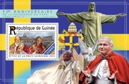 Guinea 2015  Pope  John Paul II, Pope John XXIII - Guinee (1958-...)