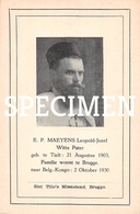 E.P. Maeyens Leopold-Jozef - Witte Pater - Tielt - Tielt