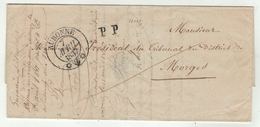 Suisse // Schweiz // Switzerland //  Préphilatélie  // Lettre Au Départ De Aubonne Pour Morges 1837 - ...-1845 Préphilatélie