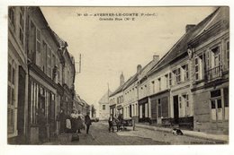 Cpa N° 43 ASVESNES LE COMTE Grande Rue - Avesnes Le Comte