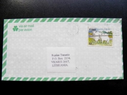 Cover Sent From Ireland Eire To Lithuania Animals Sheep - Storia Postale