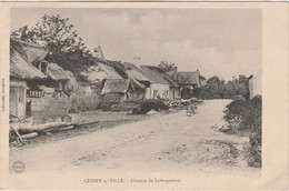 CESSEY- SUR- TILLE   21  COTE D'OR   BELLE CPA  CHEMIN DE LABERGEMENT - Autres & Non Classés